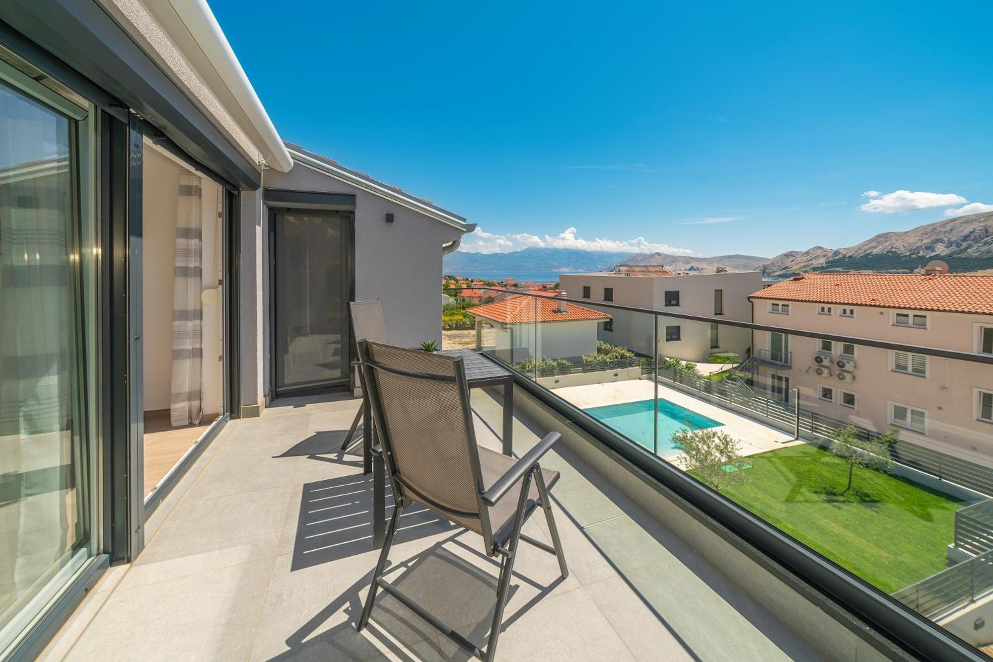 Poolside Apartments Anabella Baška Eksteriør billede