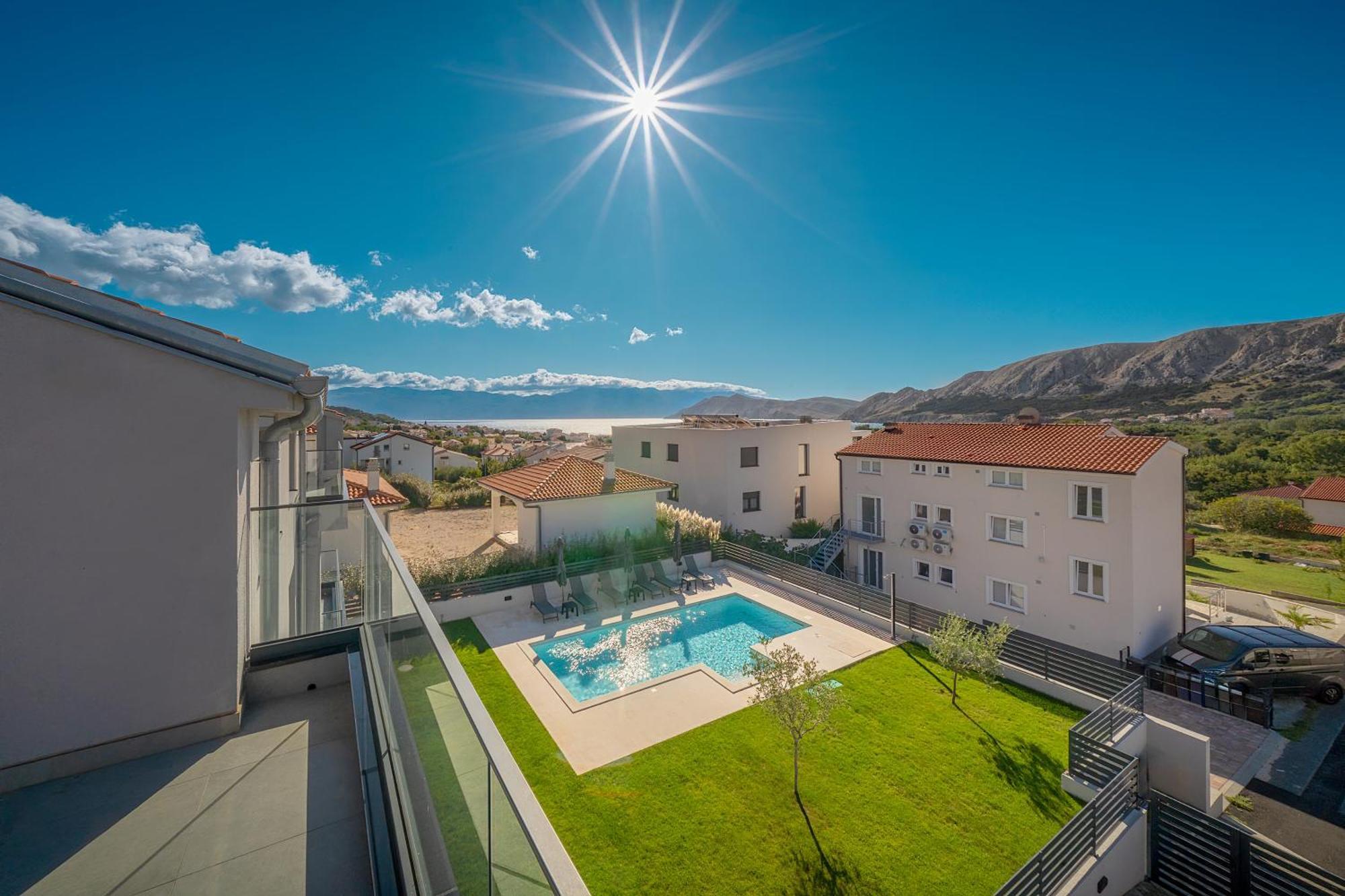 Poolside Apartments Anabella Baška Eksteriør billede