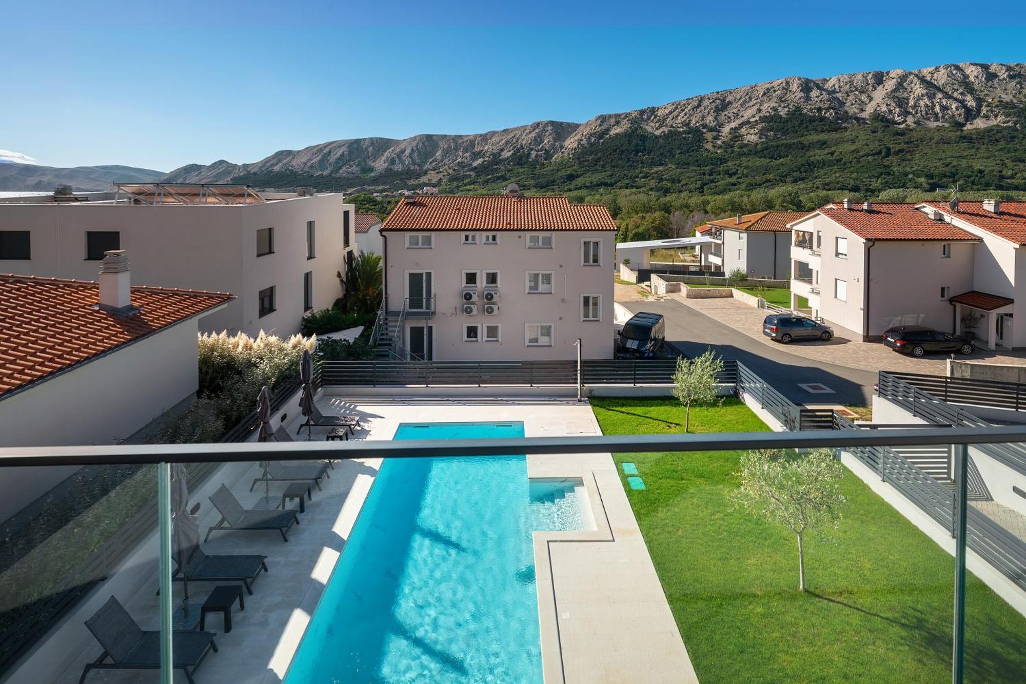 Poolside Apartments Anabella Baška Eksteriør billede